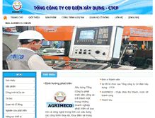 Tablet Screenshot of agrimeco.com.vn